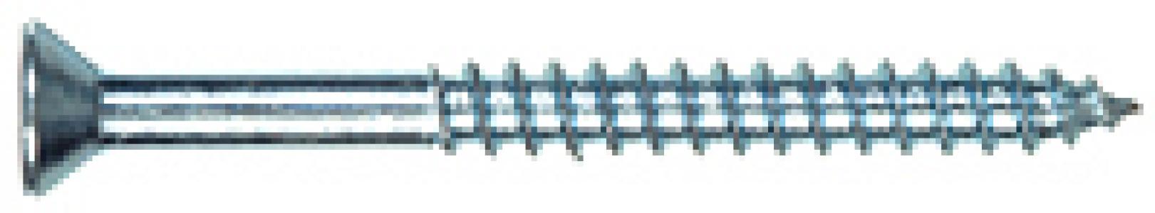 2x1/4 FH Slot Wood Screw