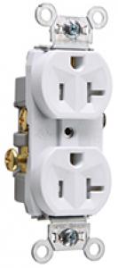 20A White Tamper Receptacle