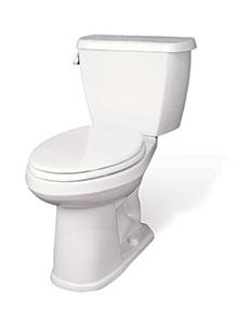 Avalanche 12" EB White Toilet