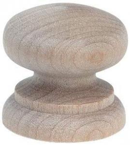 1-1/4" Birch Round Wood Knob