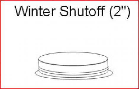 2" Shut-Off Winter Cap