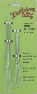 Set/2 Chrome Mini Whisk