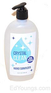 10 oz Crystal Clean Sanitizer