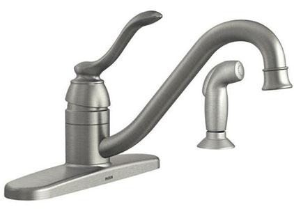 Single Kitchen Faucet With Spray