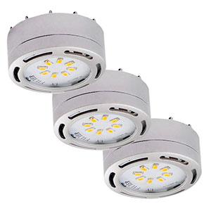 3-Pk LED Puck Light Kit