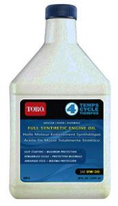 Toro 20oz 0W30 Synthetic Oil