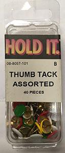 40PK ASST Thumb Tacks