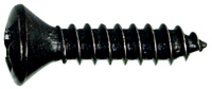 6x1/2 Black OH Metal Screw