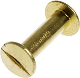 8-32x3/8" BP Alum Screw Post