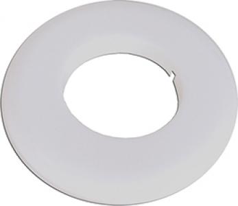 3/8" White F&C  Escutcheon