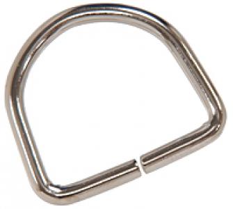7/8" Brass Plated D-Ring