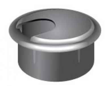 1-3/4" White Computer Grommet