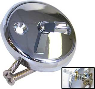 Chrome Overflow Face Plate