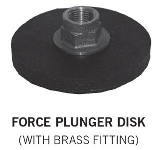 4" Disc Curb Plunger 1/2"NPT