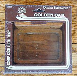 Golden Oak Soap Dish