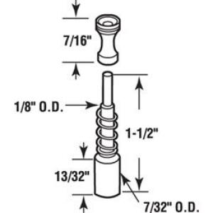 3/8" Screen Plunger Latch