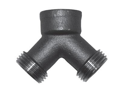 Brass Hose Y Connector