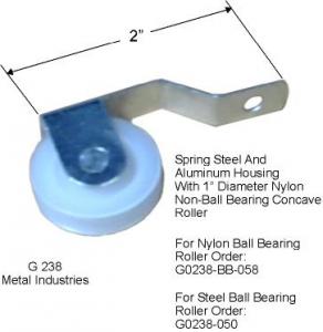 G0238-058 Nylon Screen Rollers