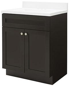 24" Cason Black Combo Vanity