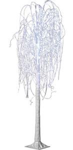 6' White LED Willow Twinkle Tree