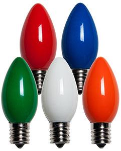 25PK Multi C9 Cera Bulb