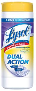 35CT Lysol Dual Action Wipe