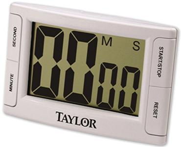 Large White Number Timer