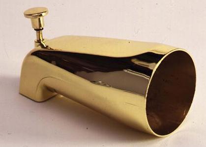 Polished Brass Tub Spout