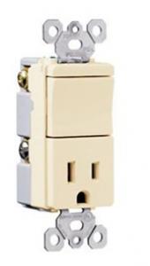 15A Almond Switch/Outlet