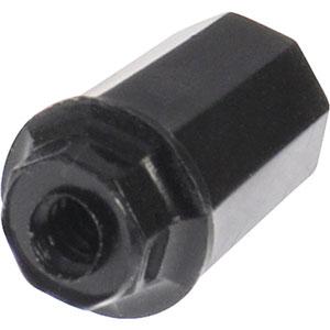 Blk Plas 4-36Thrd Turn Knob