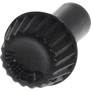 Blk Plas 4-36Thrd Lamp Turn Knob