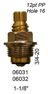 5 Price Pfister Hot Stem Assy