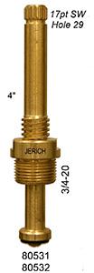 122D Amer Brass Hot Stem Assy