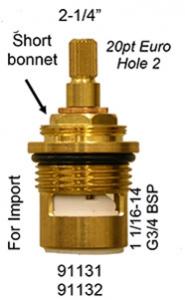 Import 20PT Euro Stem