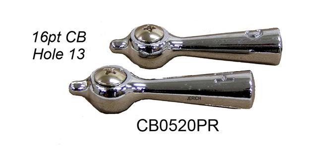 Central Brass Lever Handles