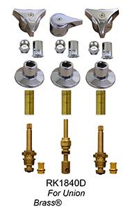 Union Brass Tub Rebuild Kit