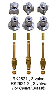 Central Brass Tub Rebuild Kit