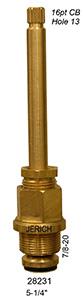 177 Central Brass H/C Stem Assy