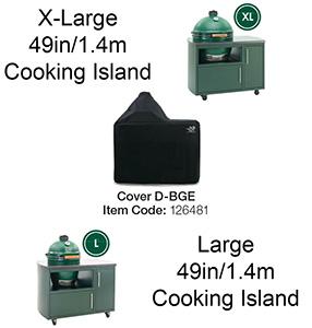D-BGE Egg with Island Cover