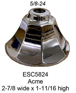 5/8-24 Thread Octagon Escutcheon