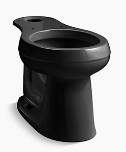 Cimarron Black Toilet Bowl