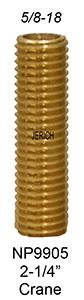 5/8-18 tpi Escutcheon Nipple
