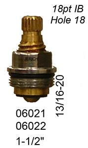 2 Indiana Brass Hot Stem Assy