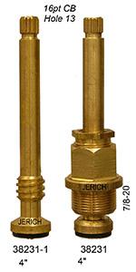 121A Central Brass H/C Stem