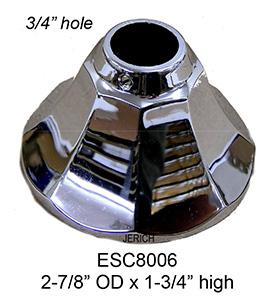 3/4 0D Octagon Shower Escutcheon