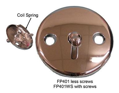 Round Overflow Face Plate