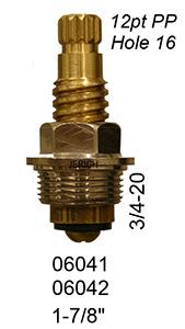 25 Price Pfister Hot Stem Assy