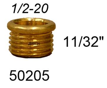 1/2-20x11/32 Amer Brass Seat