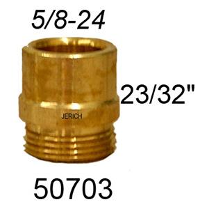 5/8-24x25/32 Central Brass Seat