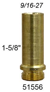 9/16-27x1-11/16 Ind Brass Seat